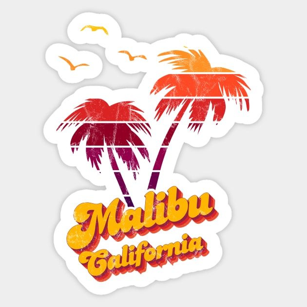 Malibu California Sticker by Jennifer